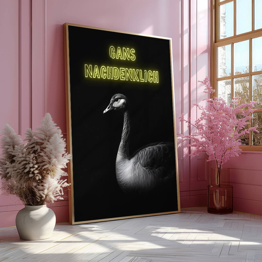 Gans Nachdenklich