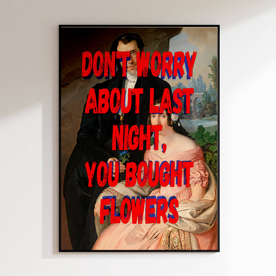You bought Flowers