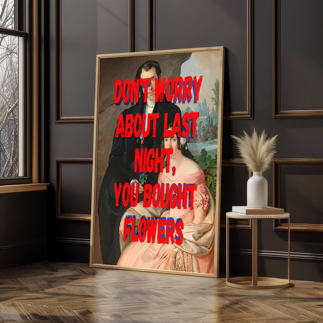 You bought Flowers