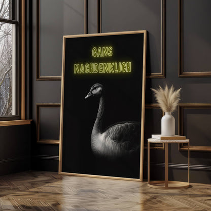 Gans Nachdenklich