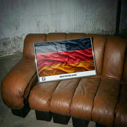 Deutschland-Flagge mit QR-Code