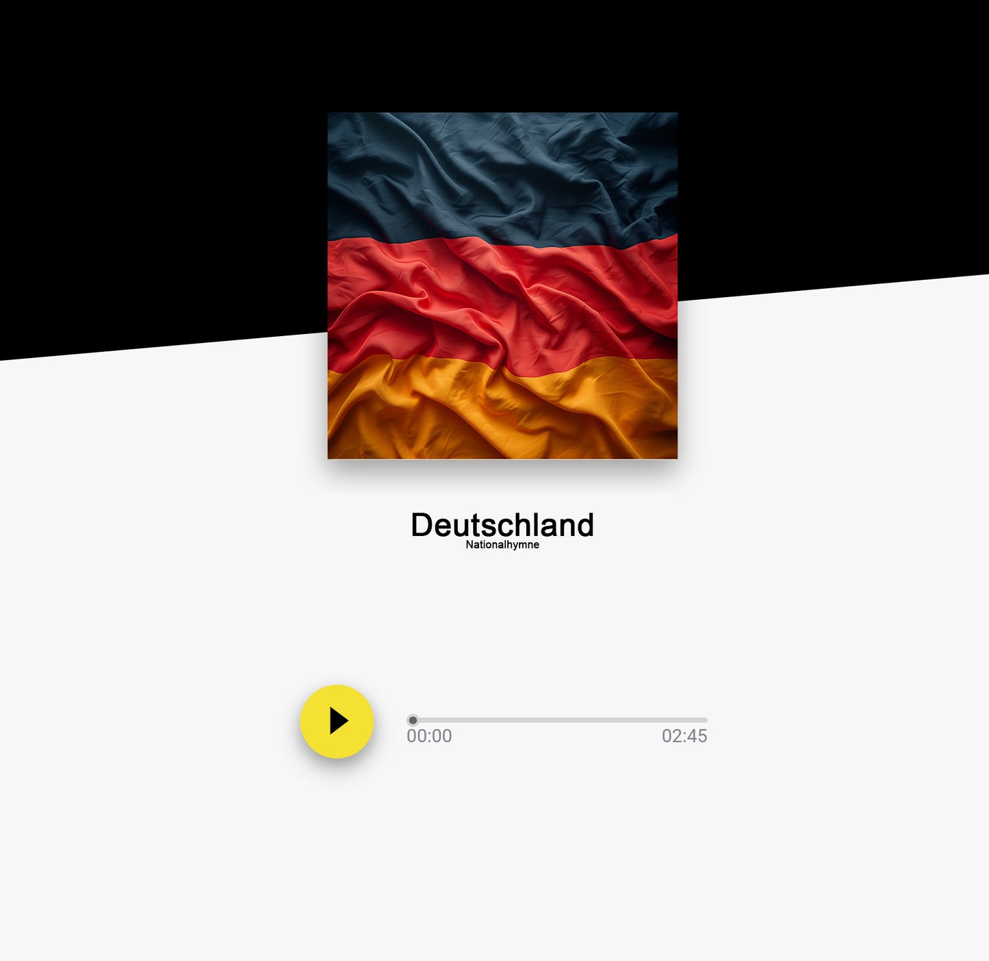 Deutschland-Flagge mit QR-Code